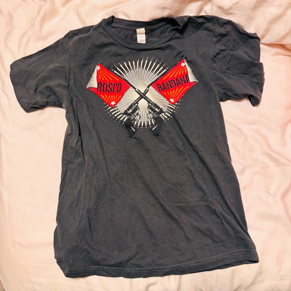 Gray “Rosco Bandana” of Gulfport, MS Vintage Band Tee Size Small Unisex